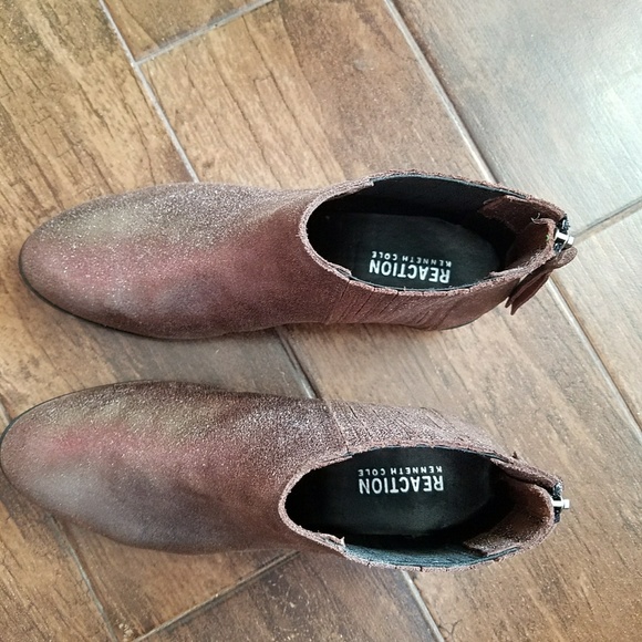 Kenneth Cole ankle boot Hematite 6.5 - Picture 2 of 2